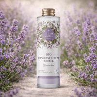 Bio Rasierschaum Lavendel 100ml Refill Nachfüllflasche