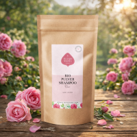 Organic Powder Shampoo Rose Refill 500g